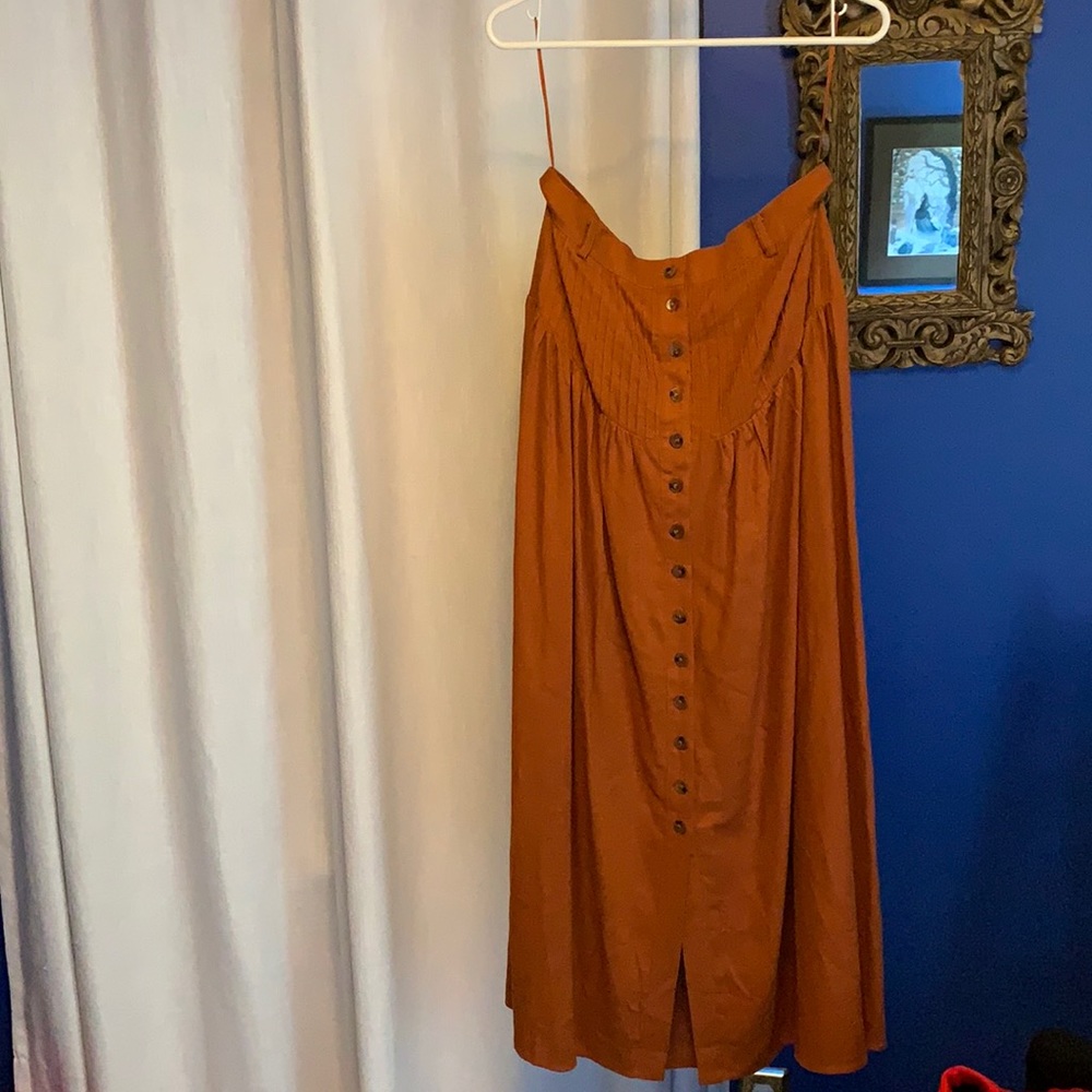 NWT-XXL spell and the gypsy copper rani maxi skirt